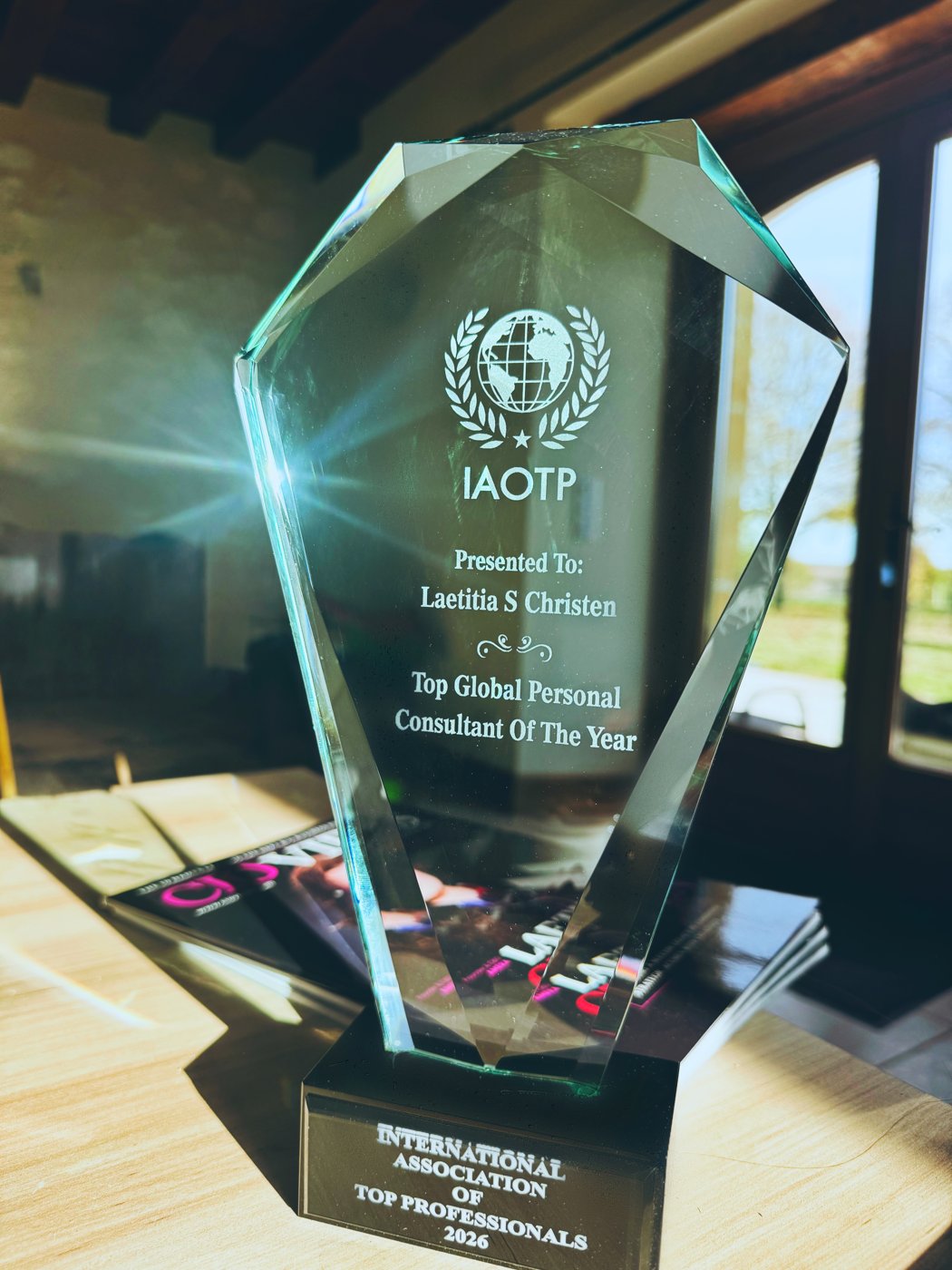 Trophée IAOTP, Top Global Personal Consultant of the Year